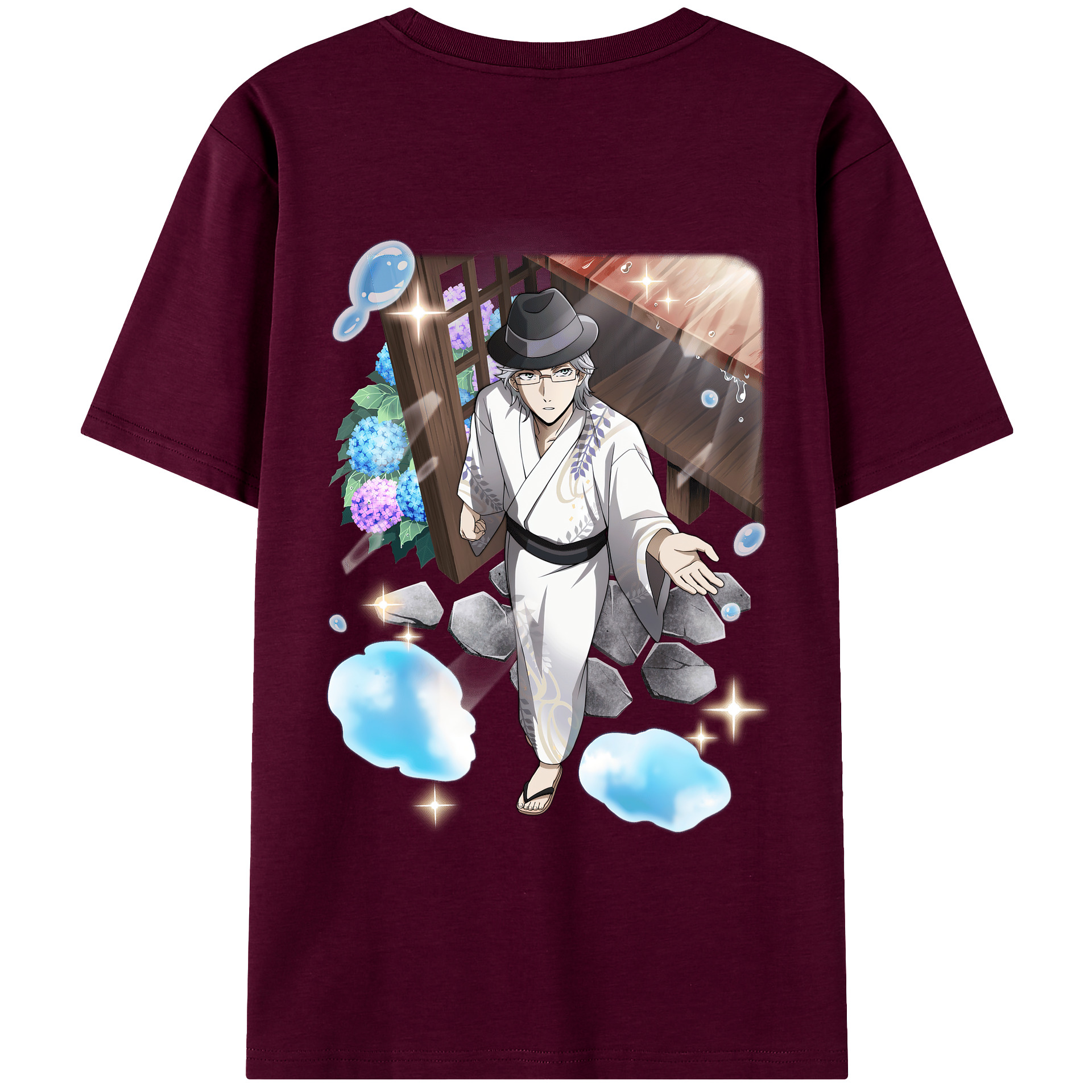 （画像用） 文豪ストレイドッグス Bungo Stray Dogs レディース半袖Tシャツ(バックプリント)